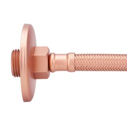Engate Mangueira Flexível Rose Trançado Aço Inox 60cm - 4