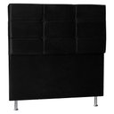 Ver imagem 1 de Cabeceira Queen 1,60m Tóquio Suede - Pallazio - Preto
