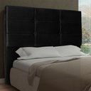 Ver imagem 2 de Cabeceira Queen 1,60m Tóquio Suede - Pallazio - Preto