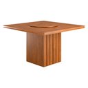 Ver imagem 2 de Mesa de Jantar Quadrada com Tampo Giratório 8 Lugares Multimóveis Cr50231 Cinamomo