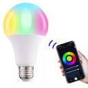 Ver imagem 7 de Lampada Smart Led Wifi Inteligente Celular App RGB 10W Colorido Ajustavel Decoraçao Iluminaçao Casa 