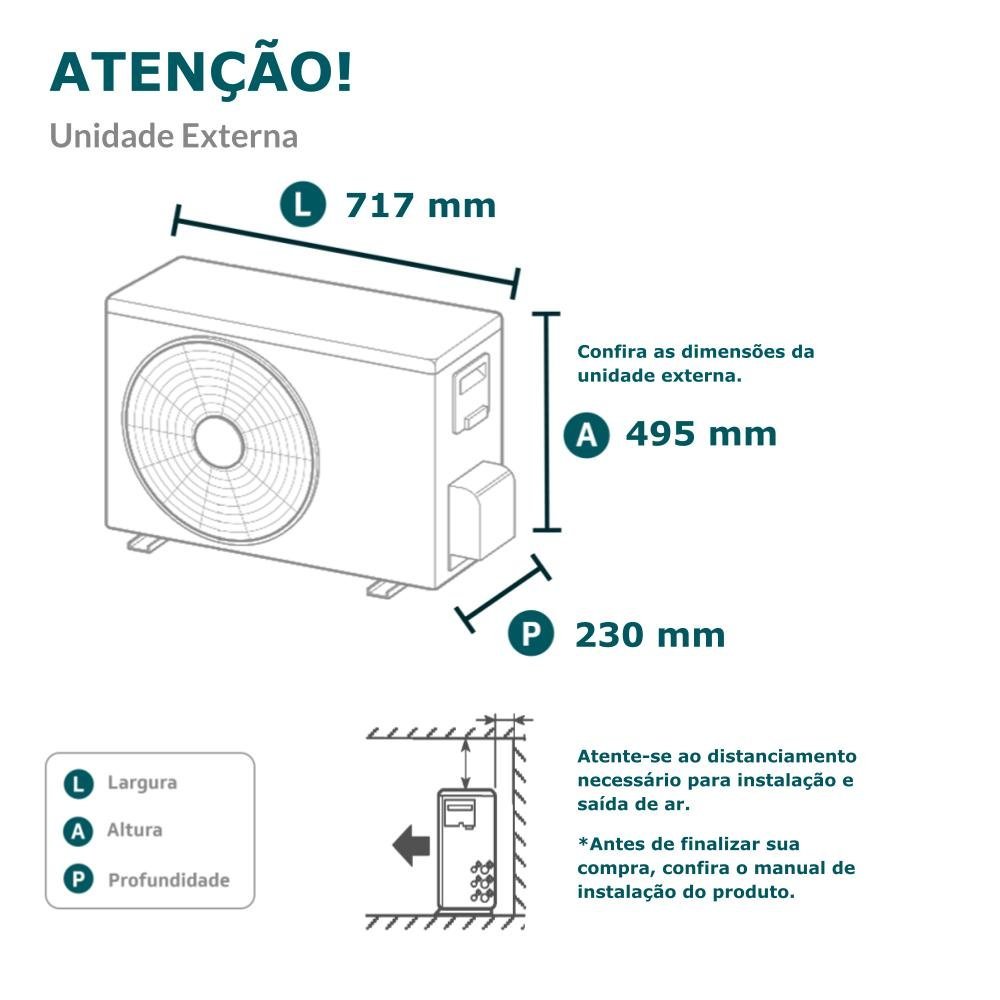 Ar-condicionado Bi-split Hw Lg Dual Inverter Voice 16.000 Btus (1x Evap Hw 9.000 + 1x Evap Hw 12.000 - 8