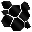 Ver imagem 1 de Mosaico de Vidro Croco Black 32x32cm - 1713002002