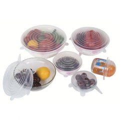 Tampa De Silicone Transparente - Jogo Com 6 Peças - 3
