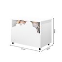 Ver imagem 4 de Baú de Brinquedos Alegria Branca + Luminária Led