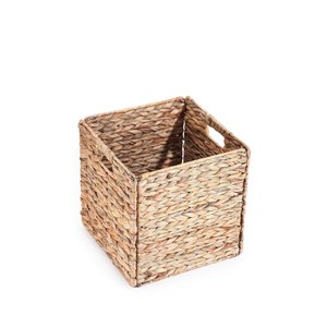 Cesto dobrável tramado em fibra natural 30cm - Oikos