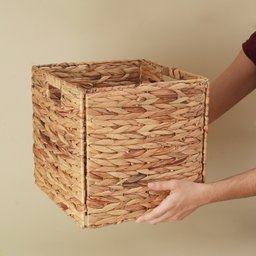 Cesto dobrável tramado em fibra natural 30cm - Oikos - 6