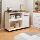Ver imagem 3 de Balcão Chicago para Cooktop 5 Bocas 1 Porta e 1 Gaveta - Kaiki