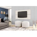 Ver imagem 2 de Painel para Tv Caiman Off White - Móveis Bechara