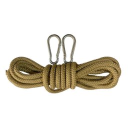Corda Náutica Pendurar Balanço 12 M De 12 Mm + 2 Mosquetões Tulipa Corda De Pendurar Balanço - 3