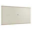 Ver imagem 2 de Rack Sala com Painel para Tv 75 Pol 4 Portas Brise 180cm Pés Dourado Clio I03 Louro Luna - Lyam