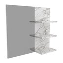 Ver imagem 4 de Espelheira para Banheiro 60cm Multimóveis VCR10088 Mármore Branco