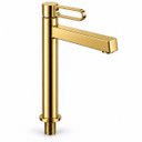 Ver imagem 1 de Torneira Daytona Dourada Alta Aço Inox 304 Premium Goldenx