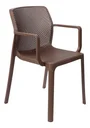 Ver imagem 2 de Kit 2 Cadeiras Sardenha Marrom Fendi