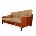 Ver imagem 1 de Sofá Cama Paris Ii Ripado Acquablock Madeira Maciça Natural D33 - Fendi