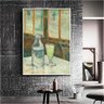 Quadro Decorativo Van Gogh Mesa De Cafe Com Absinto:90x60 cm/BRANCA - 7