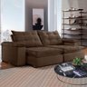Sofá 4 Lugares Retrátil e Reclinável Espanha 250cm Marrom - Celflex - 1