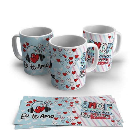 Caneca de Porcelana Dia Dos Namorados Modelo 20