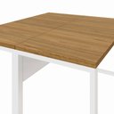 Ver imagem 5 de Plataforma de Trabalho 1,40 m X 1,20 m 2 Pessoas Design Industrial 100% MDF F5 Office Cor:Freijó