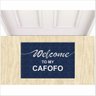 TAPETE PORTA DE ENTRADA SALA COZINHA WELCOME TO MY CAFOFO - 1