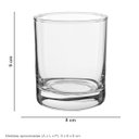 Ver imagem 7 de Jogo 6 Peças Copo Baixo de Vidro 290ml Transparente 9x8x8cm Água Suco Drinks Bar
