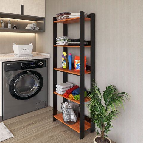 Armário Multiuso Lavanderia Organizador:preto Nature