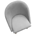 Ver imagem 3 de Cadeira Poltrona Arredondada Sued Bege - D'classe Decor