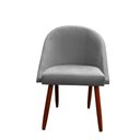 Ver imagem 1 de Cadeira Poltrona Arredondada Sued Bege - D'classe Decor