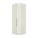 Ver imagem 4 de Guarda Roupa Modulado Canto Oblíquo Casal Seletto Henn 1 Porta MDF MDP Organizador Modular Areia