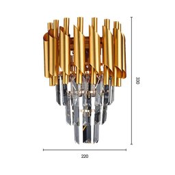 Arandela Nitrolux La-001m E14 Bivolt Dourada - 2