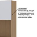 Ver imagem 3 de Armário Aéreo para Micro-Ondas 60cm 2 Portas Slim Luciane Móveis
