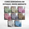 Jogo Lençol Casal Algodão 300 Fios 4 Peças Cama Box e Padrão:azul Bebe - 7