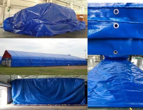 Lona Azul 3x7 / 7x3 Cobertura Festa Palco Barraca de Feira Camping Tenda Telhado Cobertura - 5