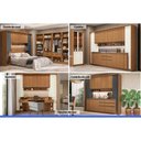 Ver imagem 5 de Guarda Roupa Modulado Solteiro Armário Torre 4PT Liga Off Kappesberg