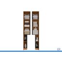 Ver imagem 4 de Guarda Roupa Modulado Solteiro Armário Torre 4PT Liga Off Kappesberg