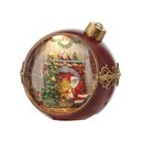 Ver imagem 1 de Globo Decorativo em Resina Papai Noel na Lareira C Luz 19cm