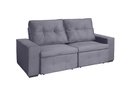 Ver imagem 1 de Sofá + Pillow Berlim Cinza 2,00M 3 Lugares Rec Estofados