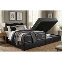 Ver imagem 2 de Cama Box Baú Queen + Colchão Ortopédico Kappesberg D40 Anatômico Grise + Base Crc Corano Gray