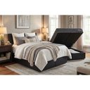 Ver imagem 3 de Cama Box Baú Queen + Colchão Ortopédico Kappesberg D40 Anatômico Grise + Base Crc Corano Gray