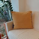 Ver imagem 6 de Capa de Almofada Artesanal Cordão Mostarda 40x40