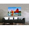 Quadro Pintura Tela Moderna Marinas 2426: 90cm (A) x 130cm (L) - 2