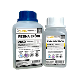 Resina Epóxi P/ Joias Afetivas Vr50 1,000kg Baixa Espessura - 1