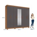 Ver imagem 6 de Guarda Roupa Casal Grande Atenas + Comoda Atenas