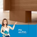 Ver imagem 7 de Guarda Roupa Casal Grande Atenas + Comoda Atenas