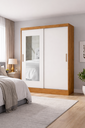 Ver imagem 1 de Guarda Roupa com 2 Portas e Espelho Sapphire -grand Line