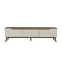 Ver imagem 7 de Rack com Painel para TV até 75 Polegadas com LED MDF 185,5CMX183CM Impressão Ripada 3D Liverpool
