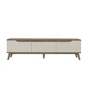 Ver imagem 7 de Rack com Painel MDF 185,5CMX183CM Conjunto Sala de Estar e Liverpool Yescasa Marrom Pinho/Off White