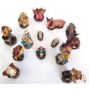 Ver imagem 2 de Presépio Completo 14 Peças Resina 12 Cm Decoração Natal