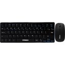 Ver imagem 1 de Teclado Kit + Mouse sem Fio Satellite Ak-731g - Preto (portugues)