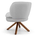 Ver imagem 4 de Poltrona Melissa Base Giromad Giratória C-315 Cinza Claro